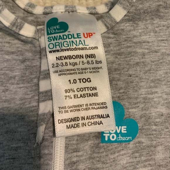 2 Love to dream swaddles Newborn and Medium - Picture 2 of 6